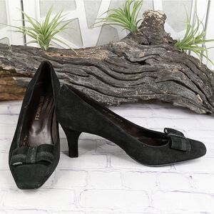 Bruno Magli Suede Bow Pumps